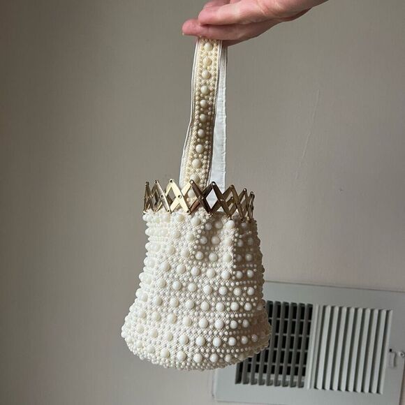 Vintage Beaded hand Potli mini handbag - Picture 9 of 11